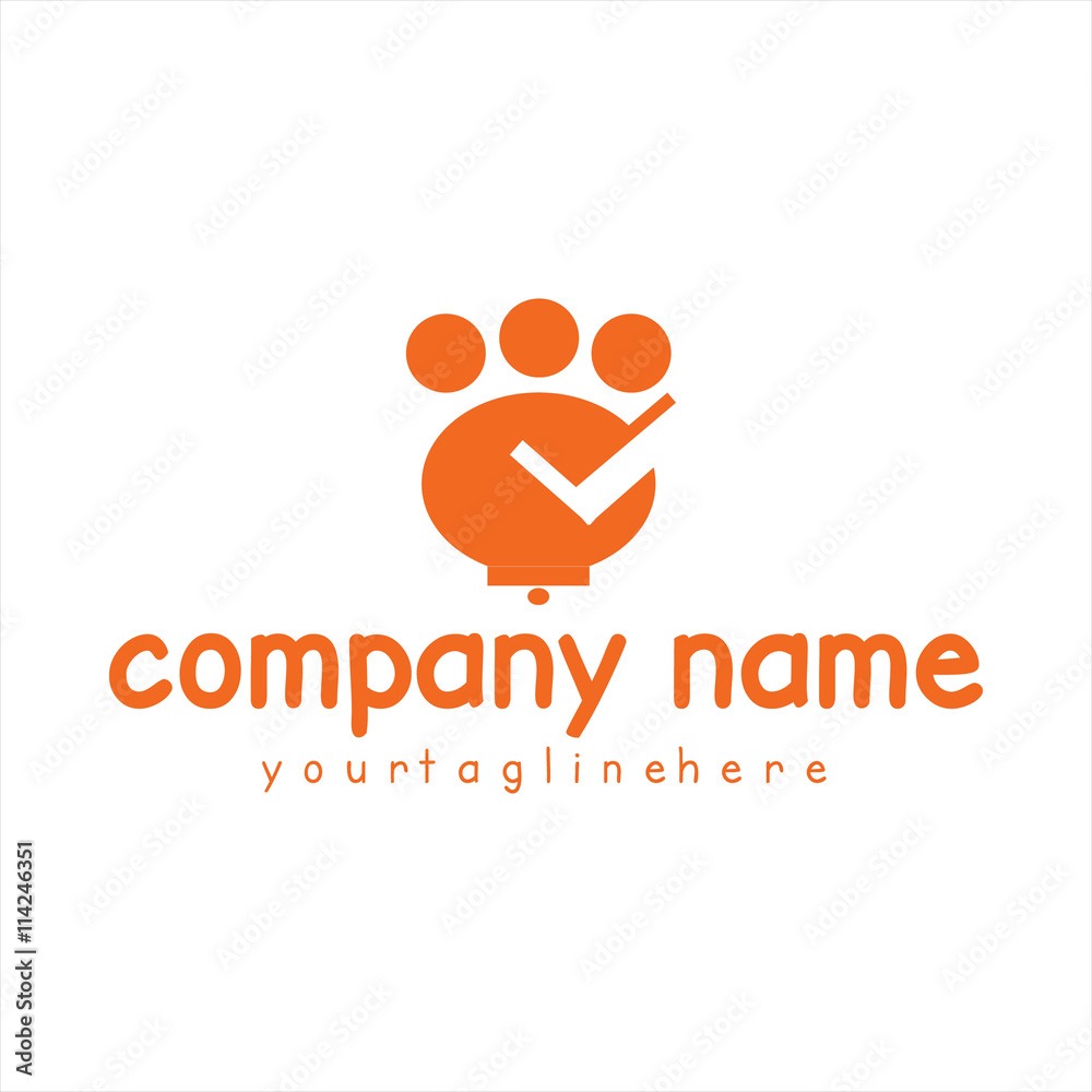 Veterinary and Pet Care Vector Logo Veterinary and Pet Care Vector Logo
