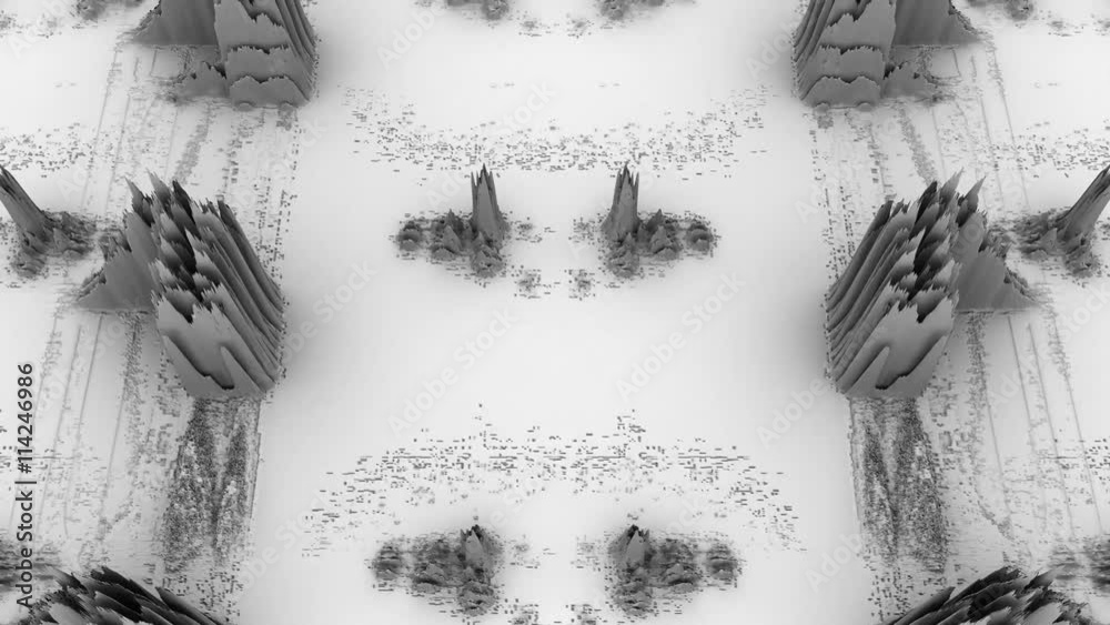 Glitch 1015: Digital extrusion (Video Loop).