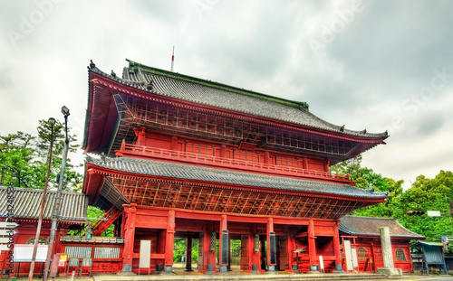 Sangedatsu Gate of Zojo-ji Temple in Tokyo