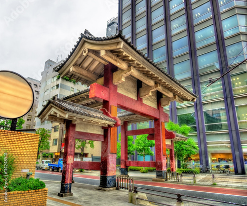 Daimon Gate of Zojo-ji Temple in Tokyo