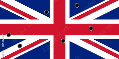 Gun Crime in the UK - Bullets Through the Union Jack Flag