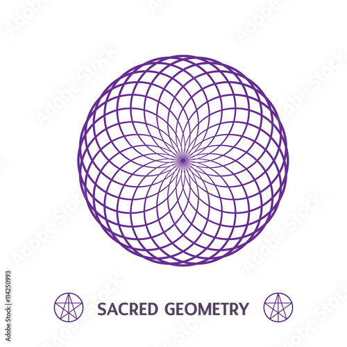 sacred geometry symbol illustration