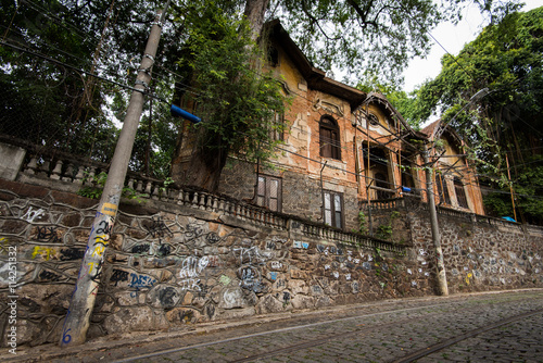 Abandoned and Ruined House in Santa Teresa Neighborhood in Rio de Janeiro