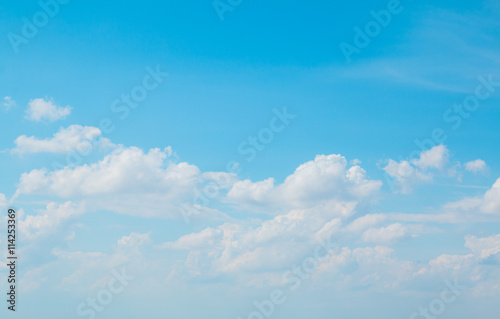 Fototapeta Naklejka Na Ścianę i Meble -  cloudy  with sun shines blue sky