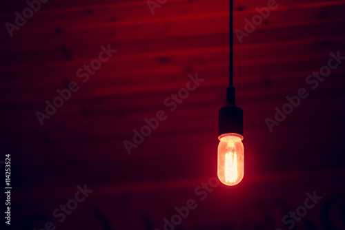 Retro light bulb decor