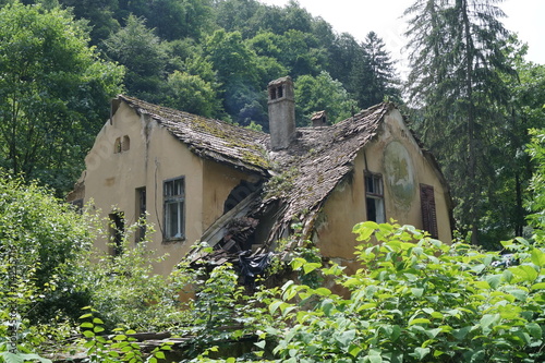 Abandoned house  Romania Transylvania  Brasov