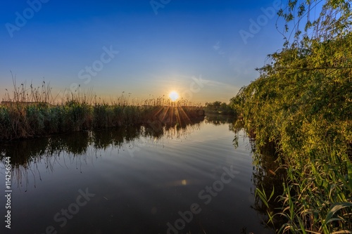 sunrise in Danube Delta