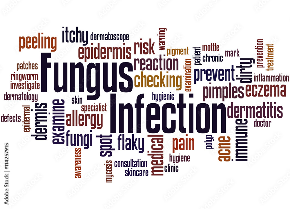 Fungus Infection, word cloud concept 7 Fungus Infection, word cloud concept 7