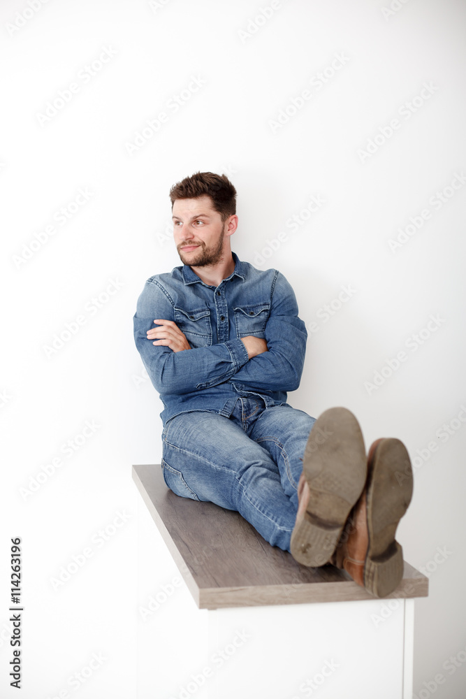 Portrait of a young man. Portrait of a young man.