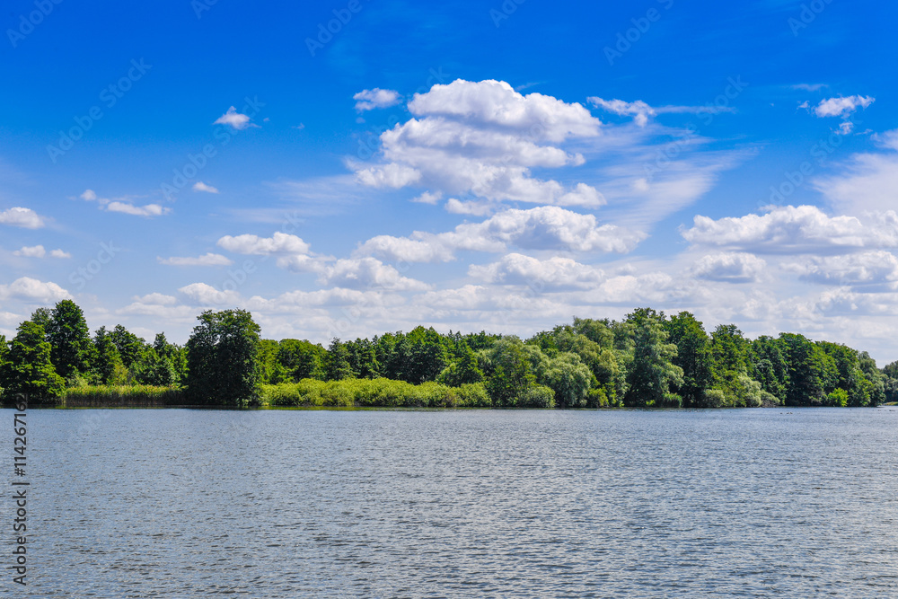 Seenlandschaft bei Deetz im Land Brandenburg Seenlandschaft bei Deetz im Land Brandenburg