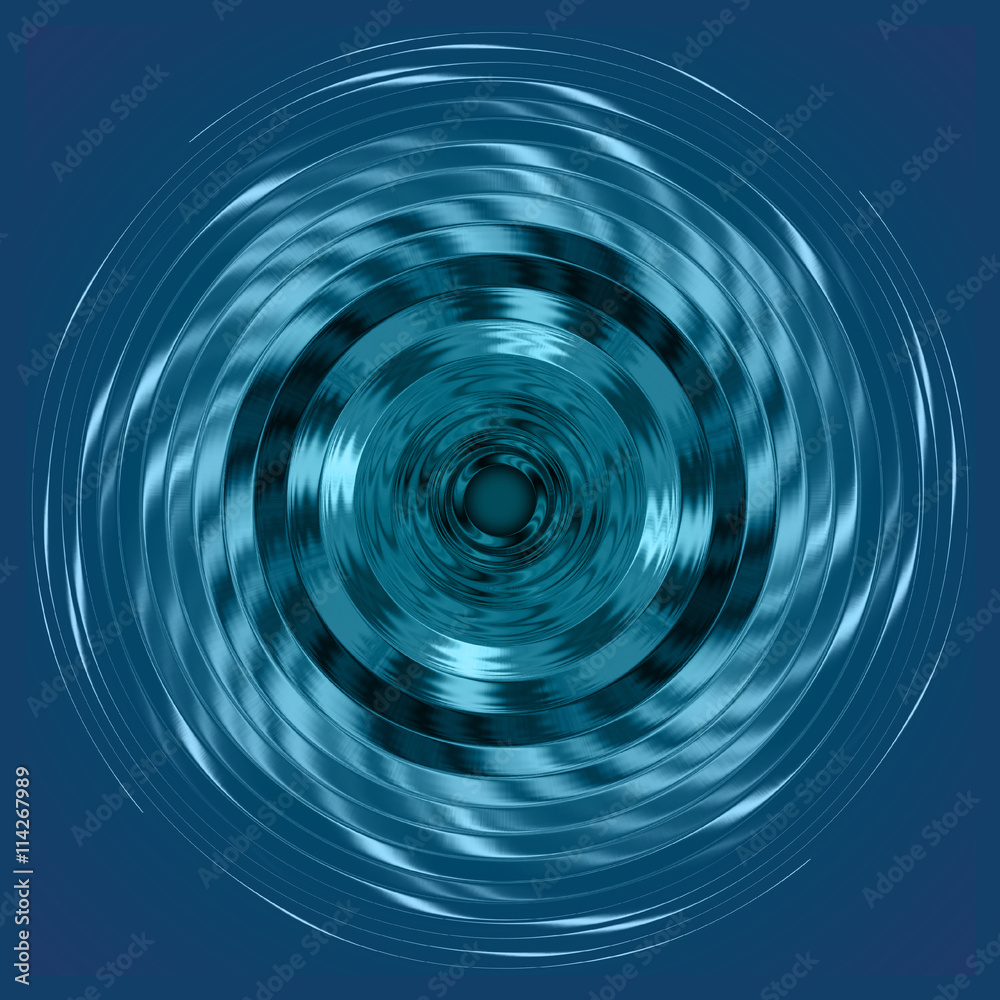 Spirale metallica blu Spirale metallica blu