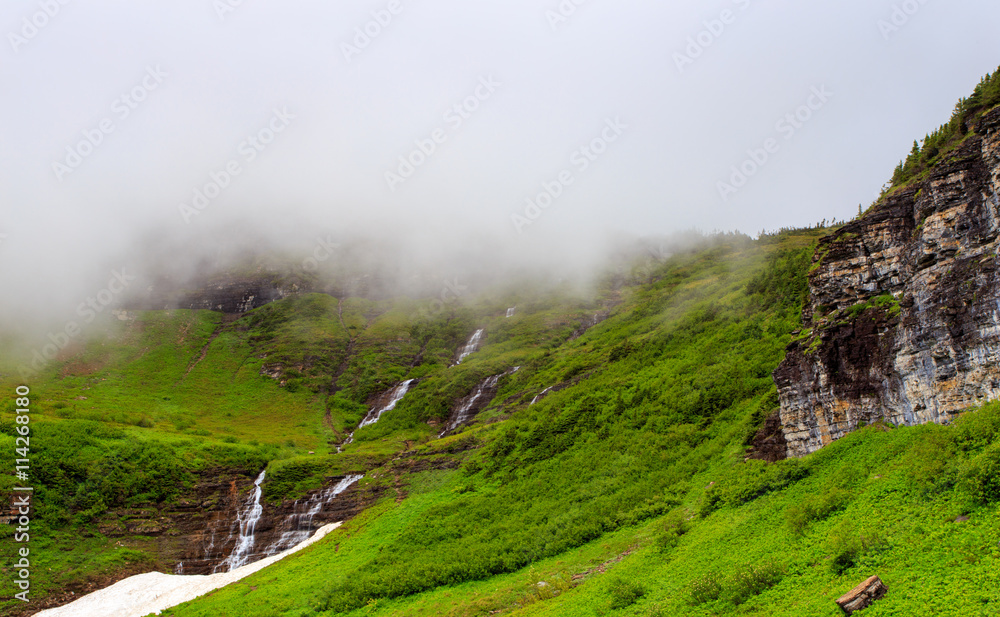 Scenic of Glacier National Park, Montana. Scenic of Glacier National Park, Montana.