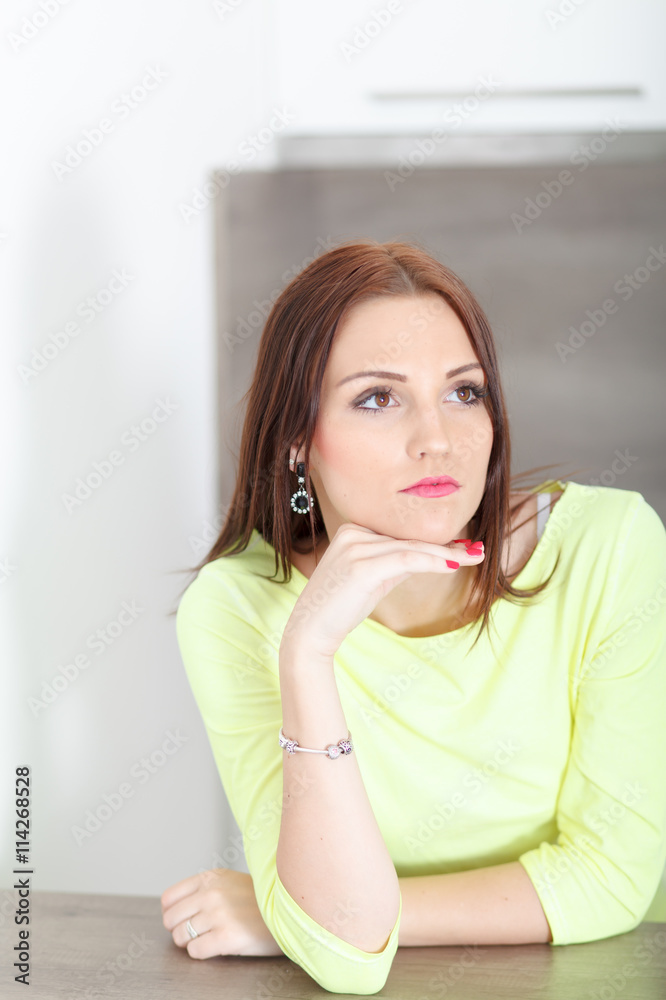 Portrait of a beautiful young smiling woman. Portrait of a beautiful young smiling woman.