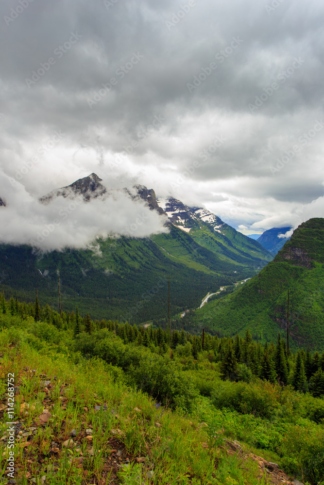 Scenic of Glacier National Park, Montana. Scenic of Glacier National Park, Montana.