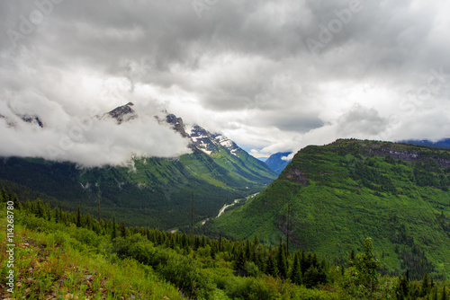 Scenic of Glacier National Park, Montana.