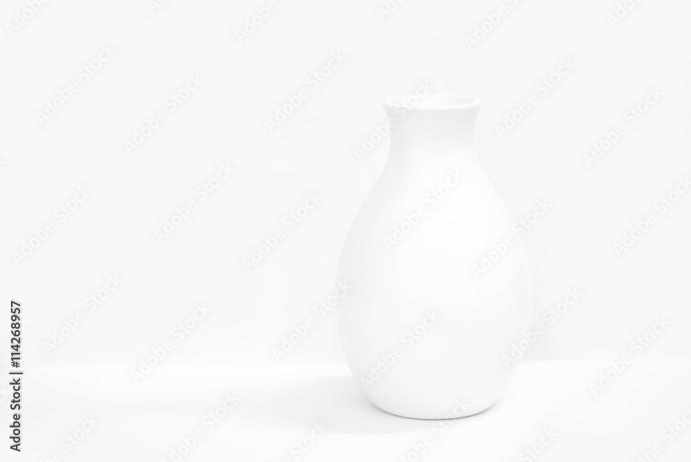 White clay jug White clay jug