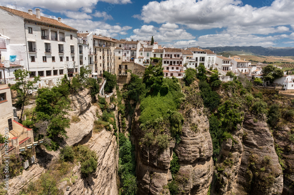 Gorge and New Town in Ronda, Spain