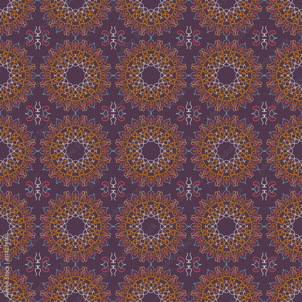 Seamless Pattern. Abstract Ornament