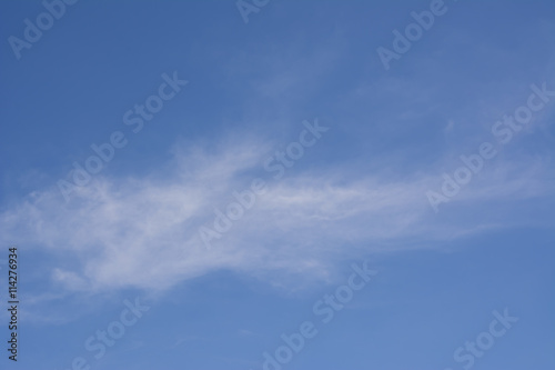 blue sky bright with white cloud background