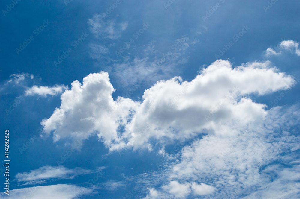 Clouds and blue sky