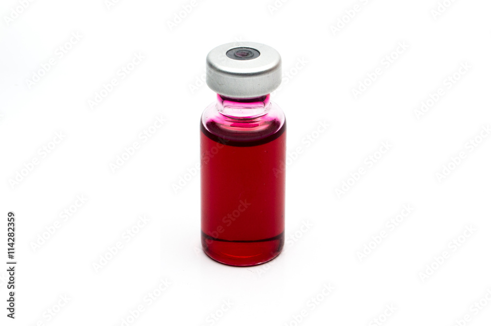 Blood sample in a bottle Blood sample in a bottle