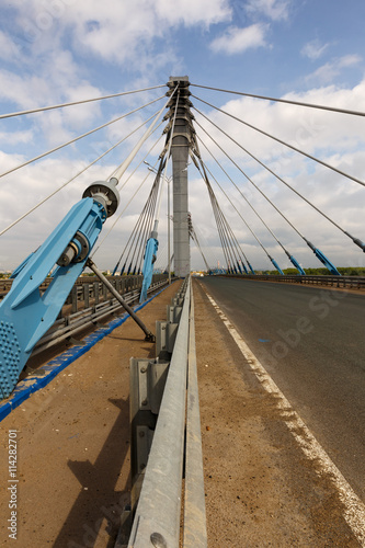 Kirovsky bridge across SAMARK Samara photo