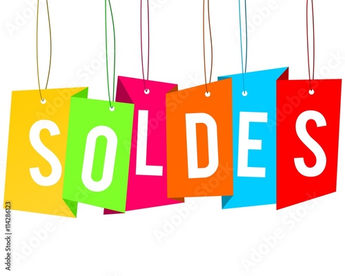 soldes multicolore
