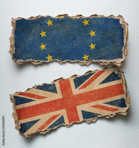 Brexit illustration. Europe...