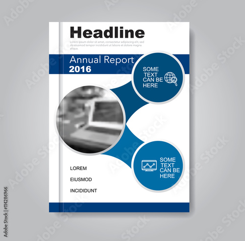 Modern Vector abstract brochure, cover annual report or flyer design template