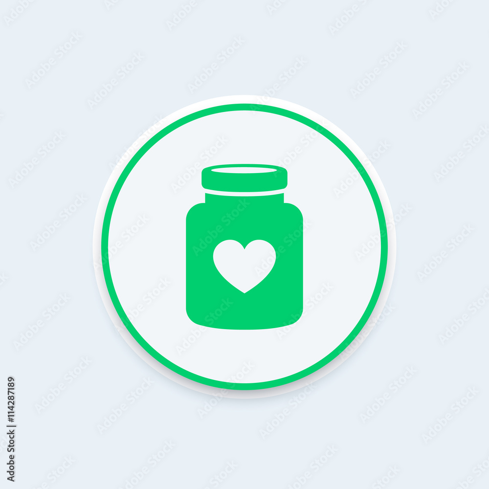 bottle of pills icon, drugs, pictogram on round shape, vector illustration bottle of pills icon, drugs, pictogram on round shape, vector illustration