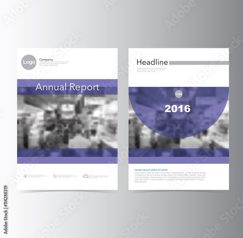 Purple annual report Brochure Flyer Leaflet  template vector A4 size design, book cover layout design, Abstract presentation