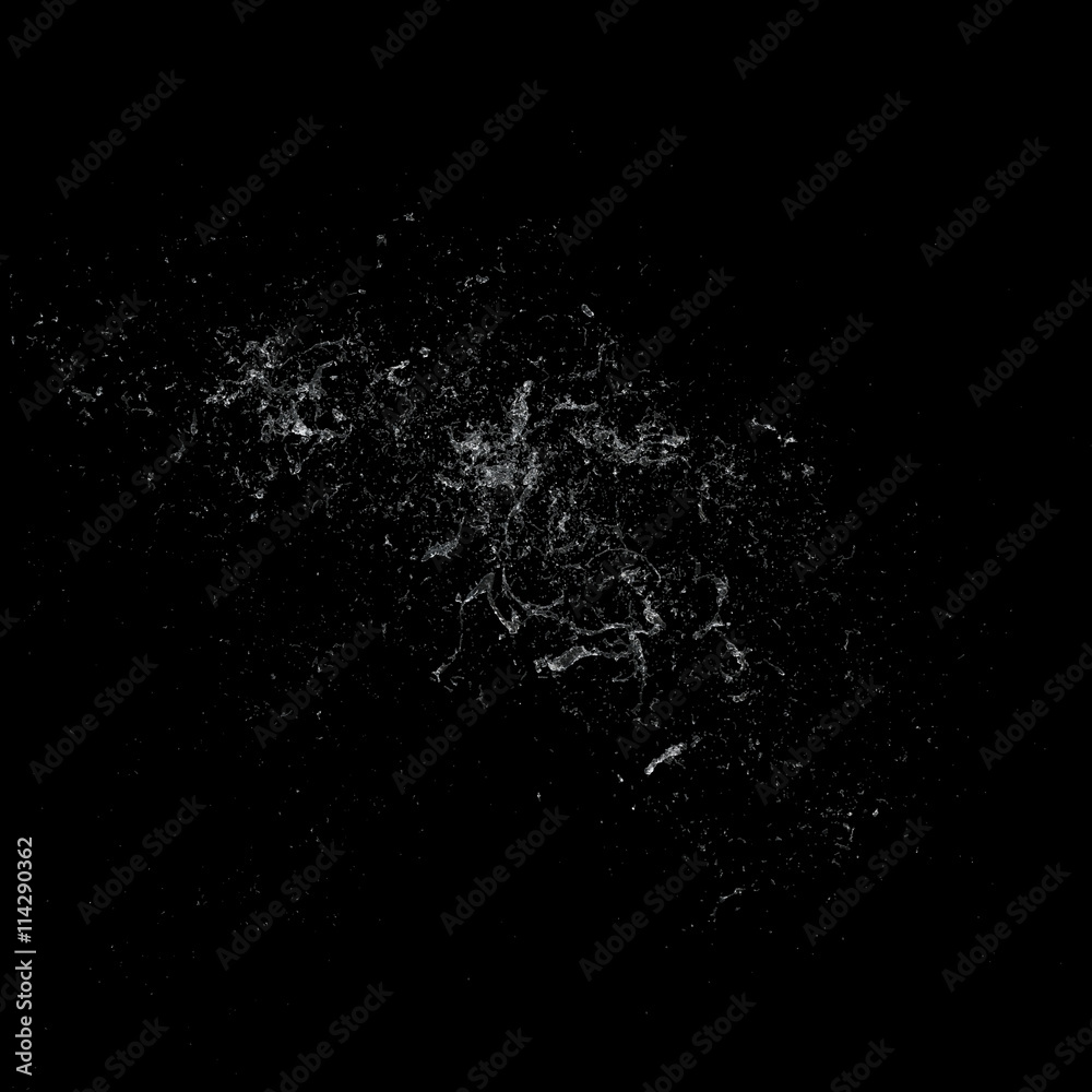 Water splash dark background 3d rendering Water splash dark background 3d rendering