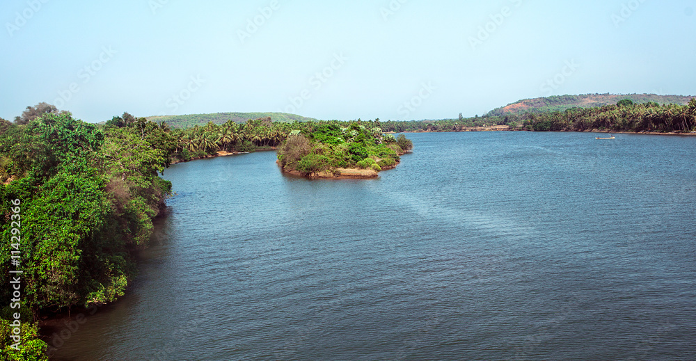 Backwater scenery from Kerala