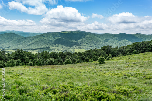 Widok na Bieszczady