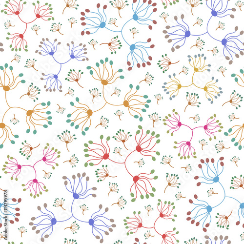 Floral seamless pattern.Colorful vector print.Textile texture © julyjul