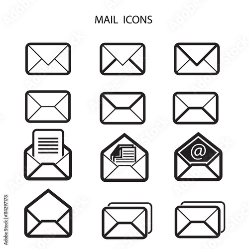 mail icons 2 photo