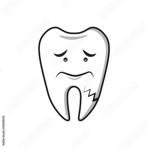 Dental Cartoon ,had toothache 2