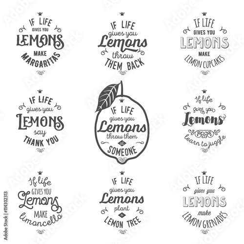 Motivation quote about lemons