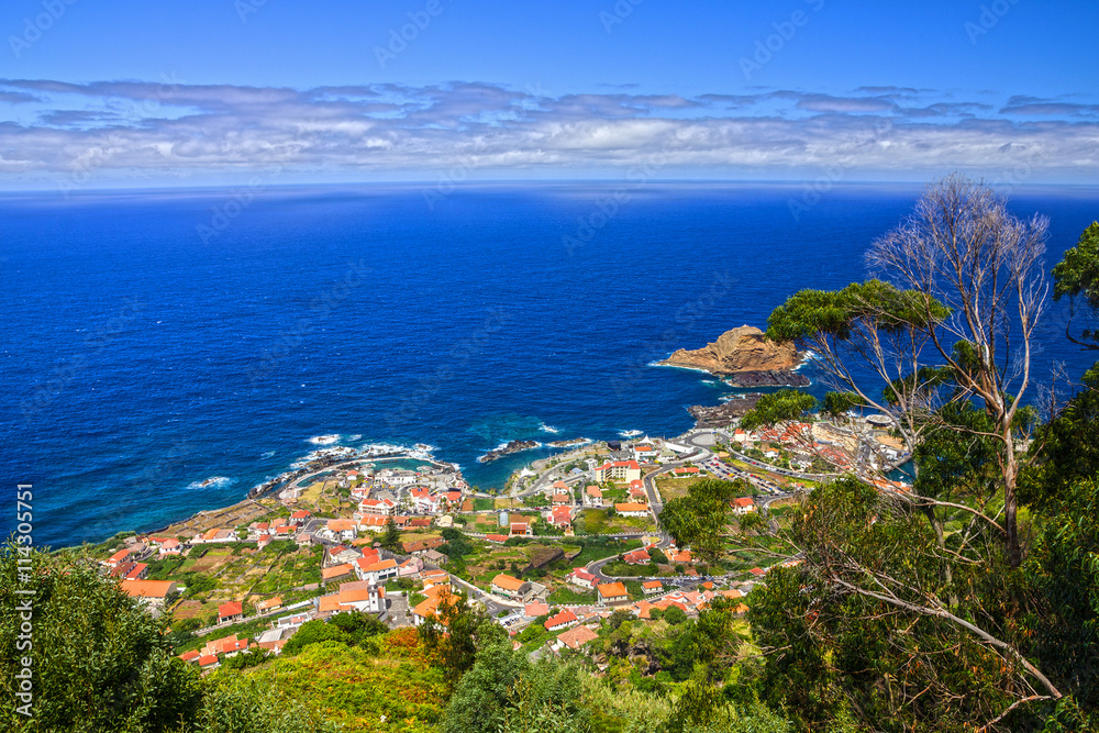 Madeira island, Portugal. Porto Moniz