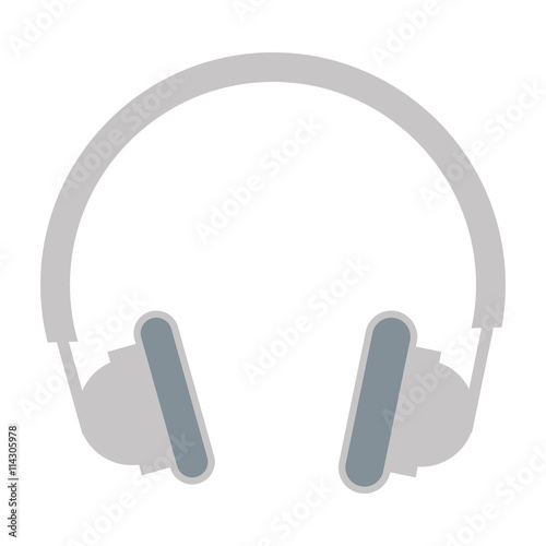 grey headphones icon