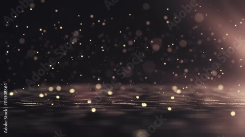 The Particles Bounce  Background perfect for peaceful slideshow, titles, intro, etc… Loop video.