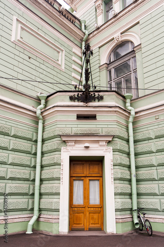 Side entrance to the old classical building of the Mariinsky Theatre in St. Petebrurge. photo