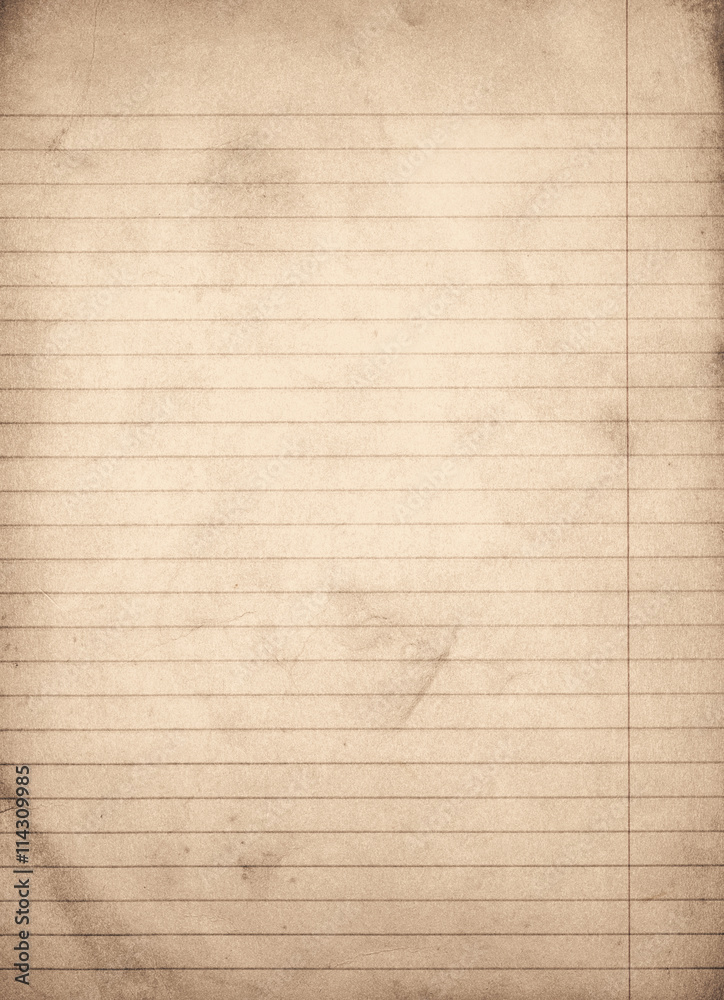 Fototapeta premium Vintage Grungy Lined Paper