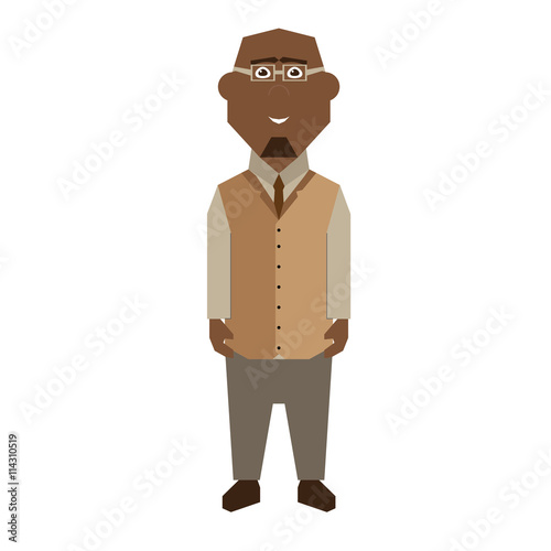 Isolated Businessman