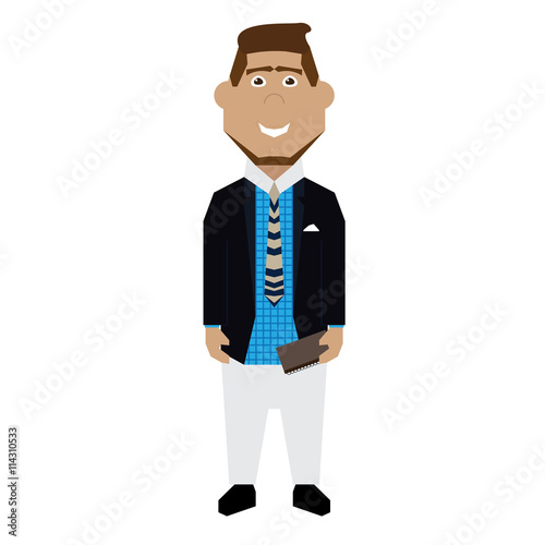 Isolated Businessman