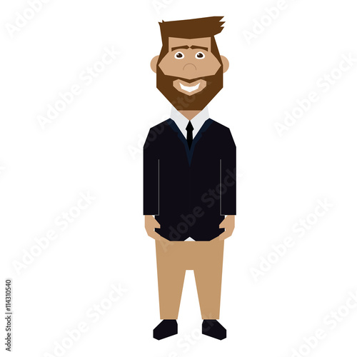 Isolated Businessman