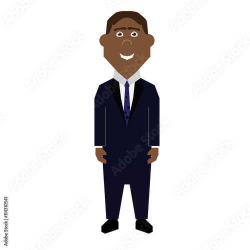 Isolated Businessman