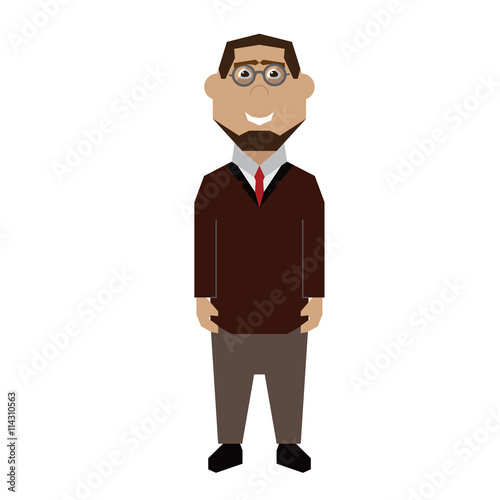 Isolated Businessman