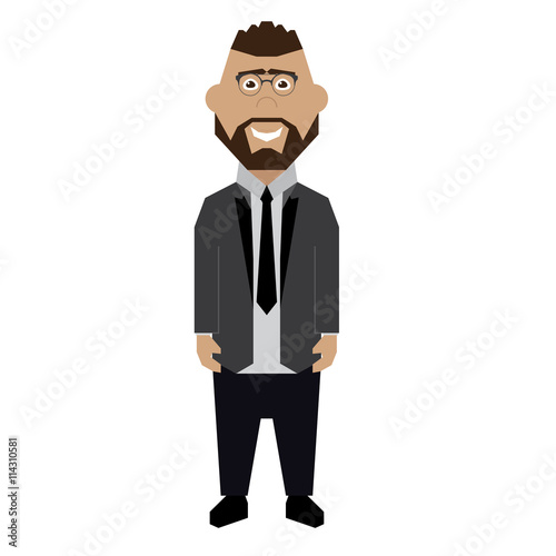 Isolated Businessman