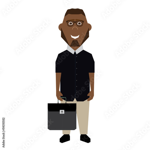 Isolated Businessman